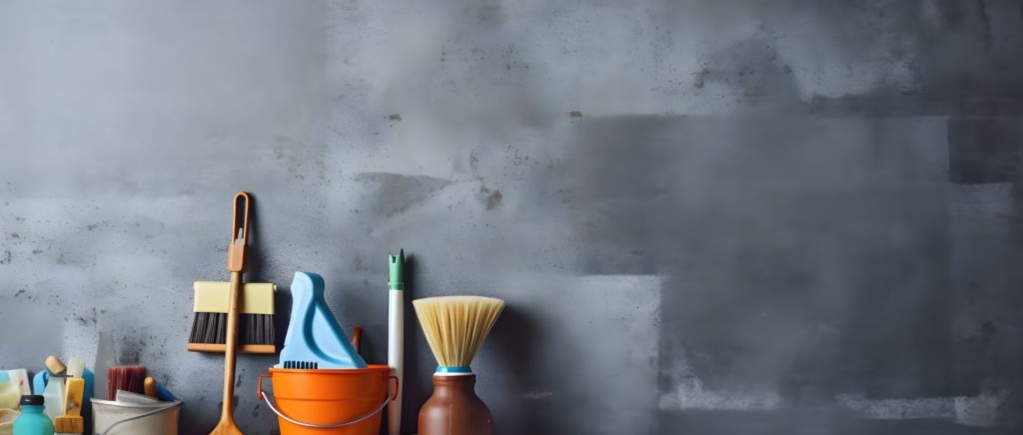 cleaning-home-tools-background-with-large-copy-space