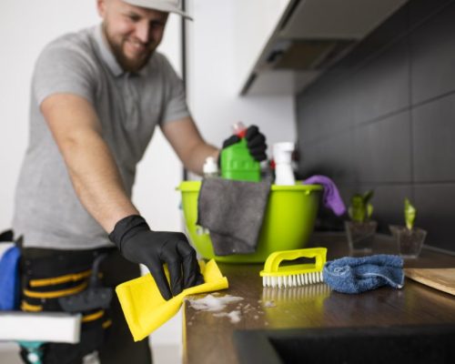 man-doing-professional-home-cleaning-service